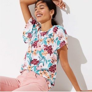 Loft Vintage Soft Floral Tee